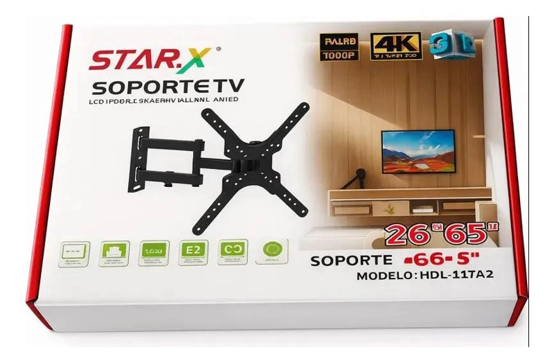SOPORTE DE TV CON BRAZO DE ACERO PARA PANTALLAS 26 A 65' - 4