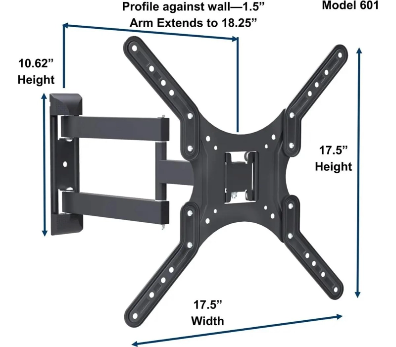SOPORTE DE TV CON BRAZO GIRATORIO 180º PARA 15 A 58' - 3