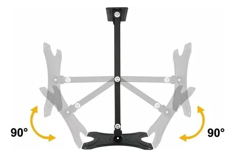 SOPORTE TV BRAZO EXTENSIBLE ACERO 17-42 PULGADAS - 4