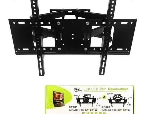 SOPORTE DE TV DOBLE BRAZO PARA PANTALLAS 32-85' NEGRO - 2