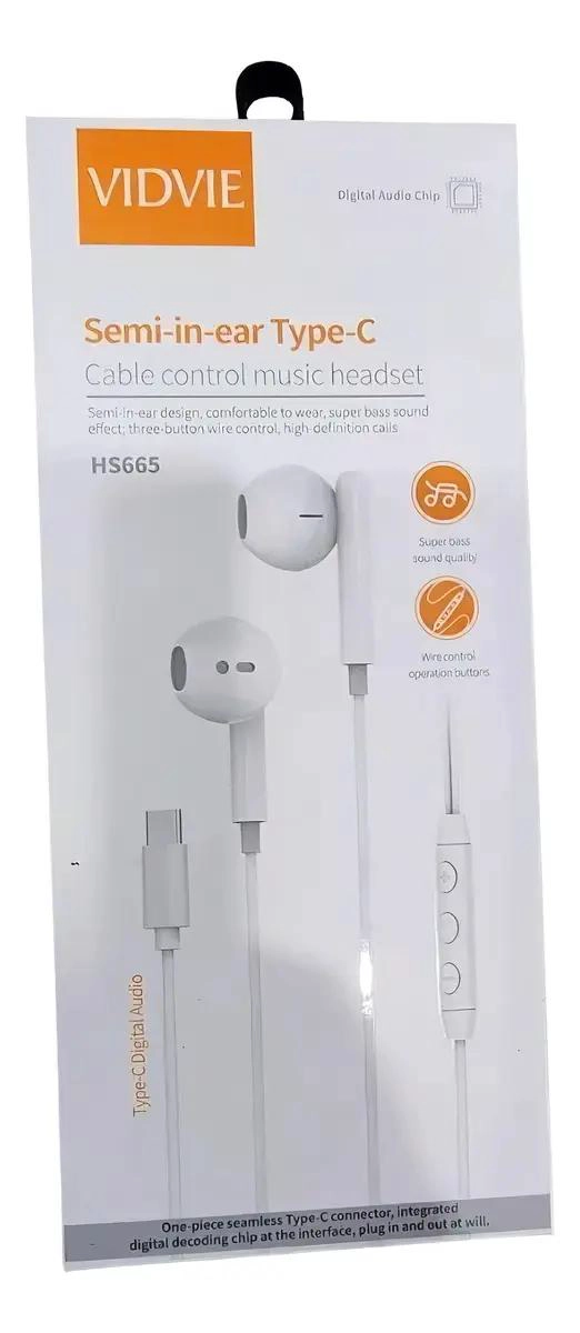 AUDIFONOS IN-EAR USB-C CON MICROFONO Y CONTROL - 2