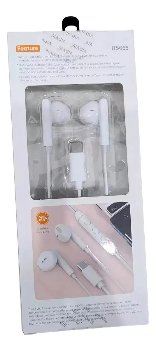 AUDIFONOS IN-EAR USB-C CON MICROFONO Y CONTROL - 3