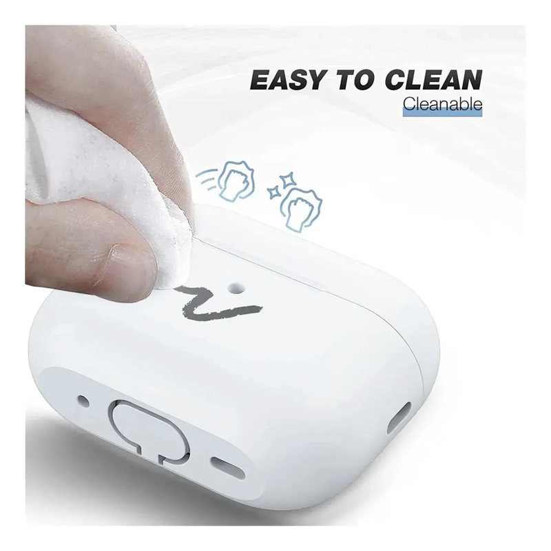 FUNDA SILICONA RESISTENTE ANTIGOLPE PARA AIRPODS PRO 3 - 5