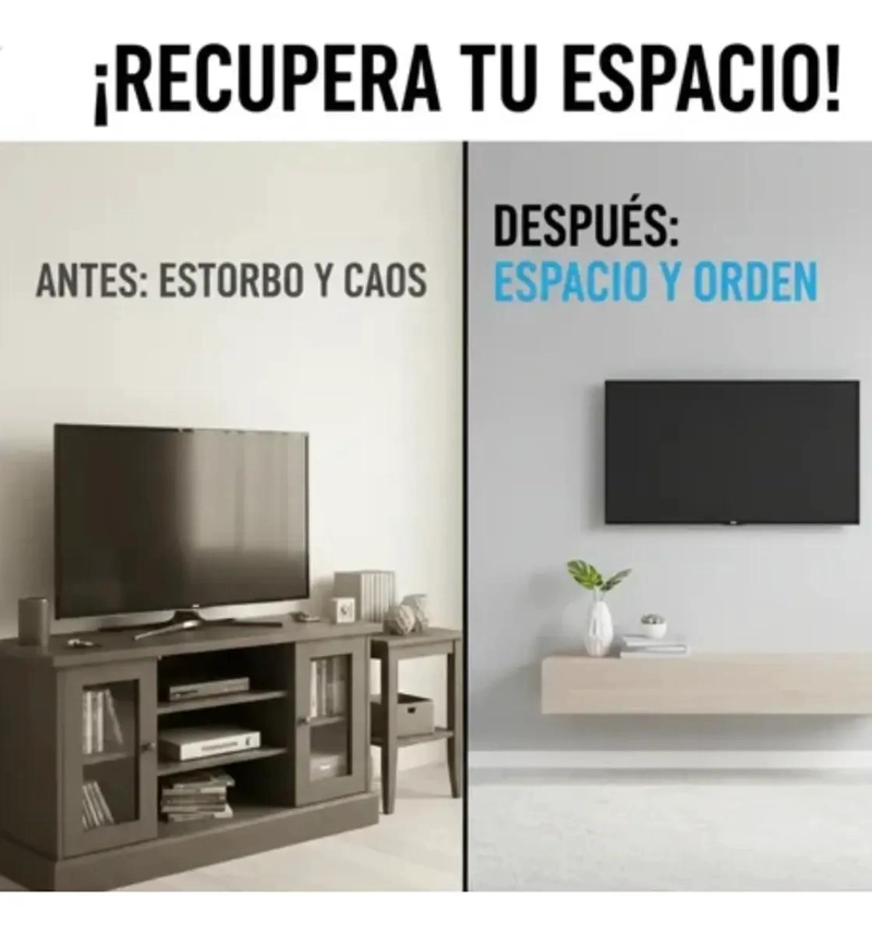 SOPORTE FIJO UNIVERSAL PARA TV DE 26 A 60 PULGADAS - 5