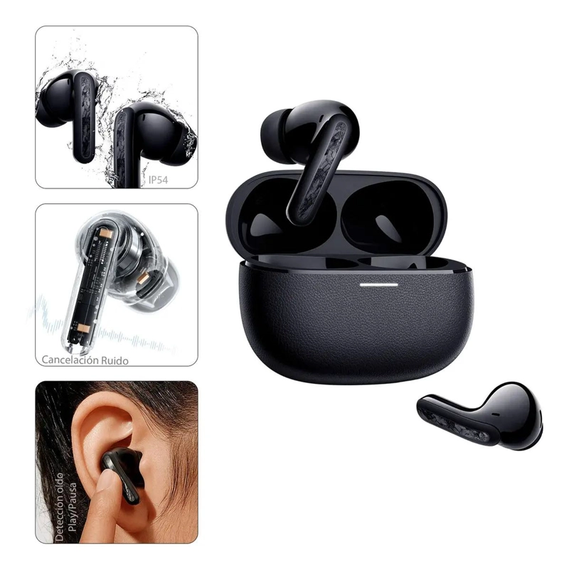 AUDIFONOS INALAMBRICOS BLUETOOTH REDMI BUDS 5 PRO NEGROS - 2