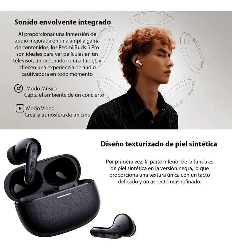 AUDIFONOS INALAMBRICOS BLUETOOTH CON CANCELACION ACTIVA - 2