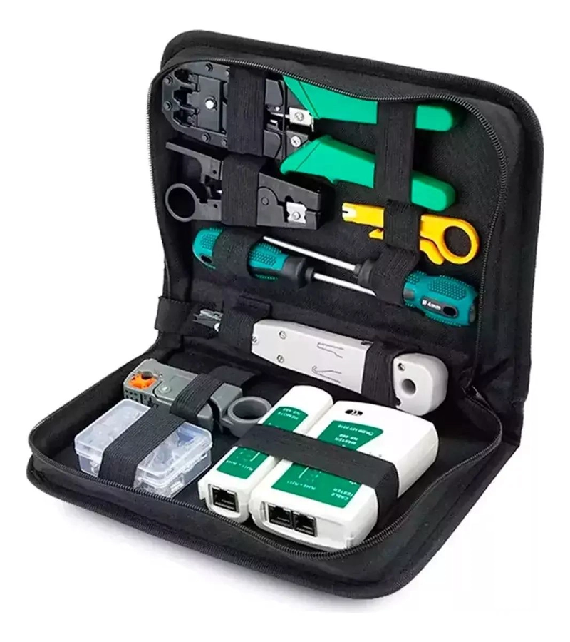 KIT DE HERRAMIENTAS PARA CABLEADO RJ45 UTP LAN - 2
