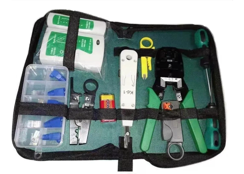 KIT DE HERRAMIENTAS PARA CABLEADO RJ45 UTP LAN - 3