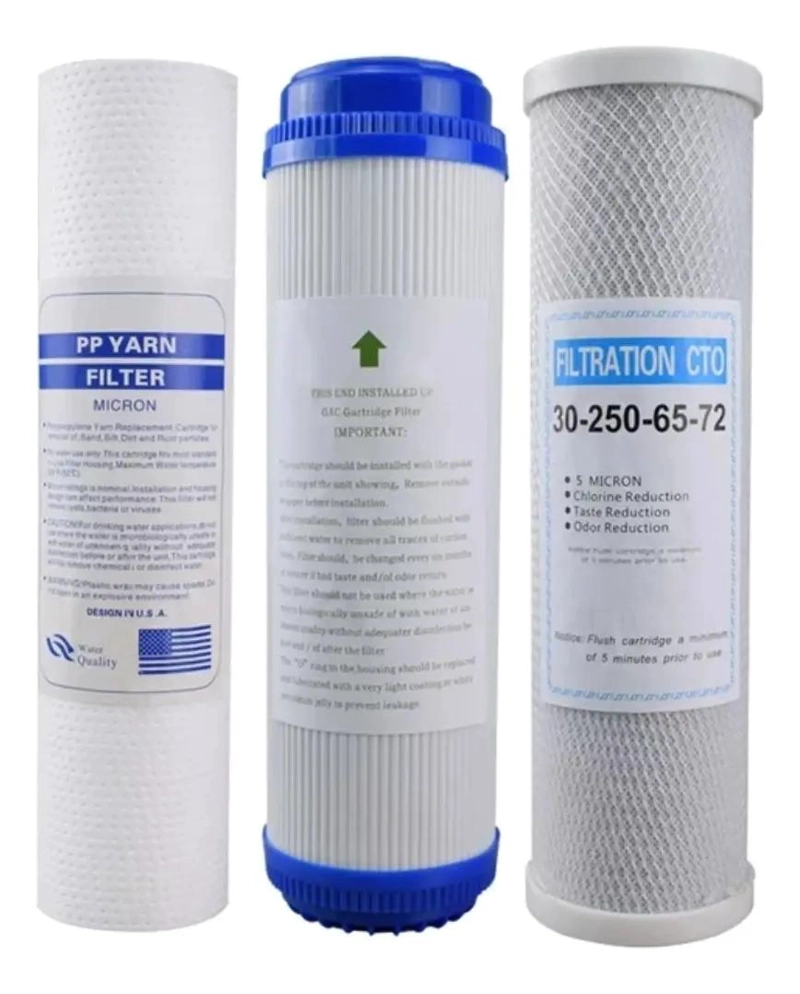 PACK 3 FILTROS ANTISARRO ABLANDADOR 10 PULGADAS - 4