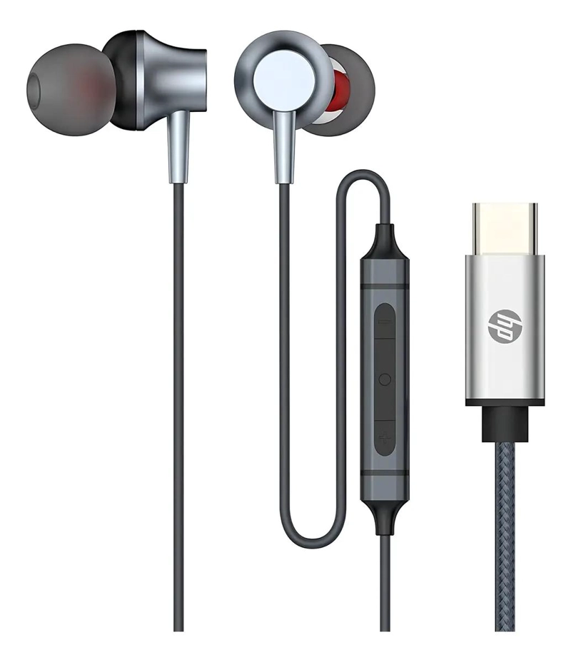 AURICULARES CON MICROFONO USB-C MANOS LIBRES NEGRO - 1