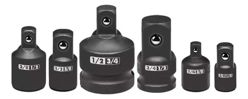 SET DE DADOS ADAPTADORES Y REDUCTORES 6 PIEZAS - 3