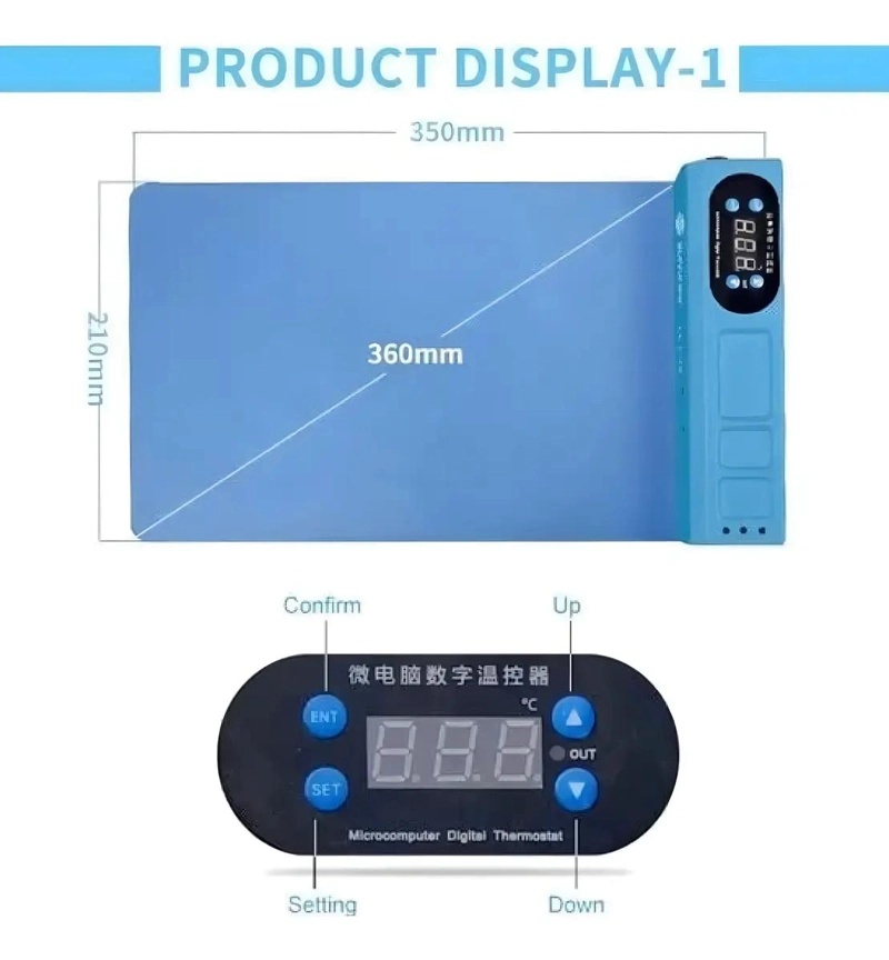 TAPETE TE RMICO PARA SEPARAR PANTALLA TACTIL LCD - 2