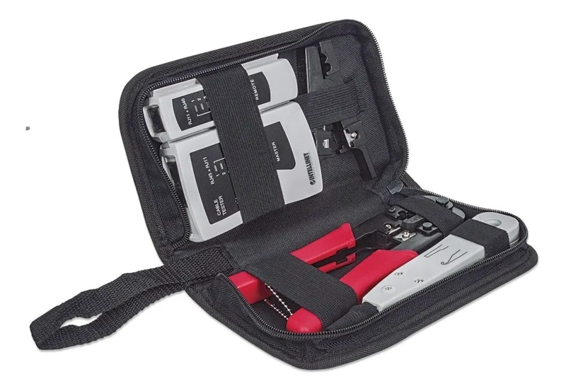 KIT 4 PIEZAS HERRAMIENTAS PARA REDES RJ45 Y RJ12 - 3