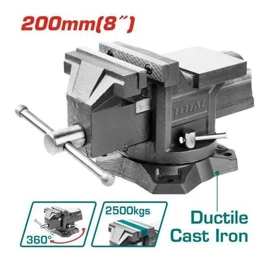 TORNILLO DE BANCO 8 PULGADAS CON BASE ROBUSTA - 1