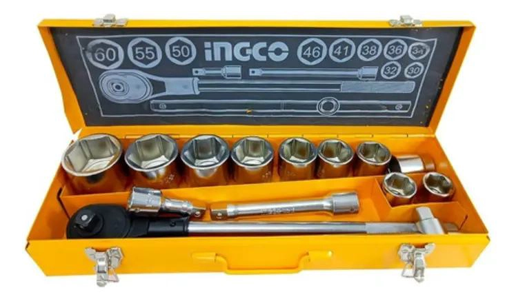 JUEGO DE DADOS 3/4' 15 PIEZAS CON MALETIN - 1