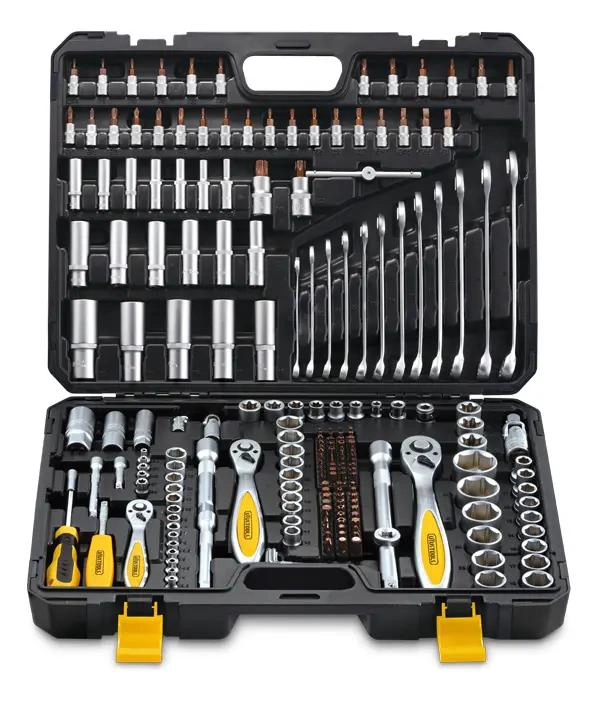 SET DE DADOS Y LLAVES DE CROMO VANADIO 217 PIEZAS - 1