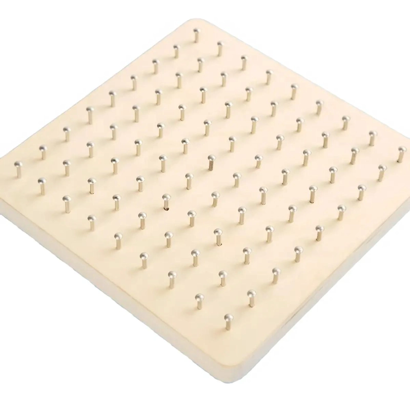 JUGUETES DE MADERA CON GEOPLANOS Y TARJETAS DE PATRONES - 2