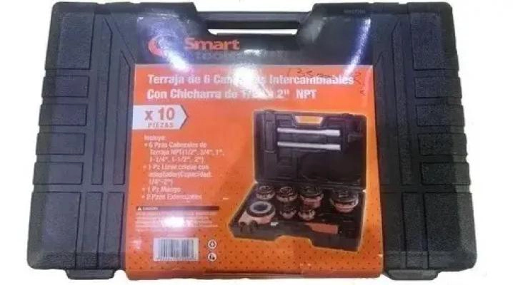 TERRAJA 6 CABEZALES CON CHICHARRA 1/2' A 2' NPT - 3