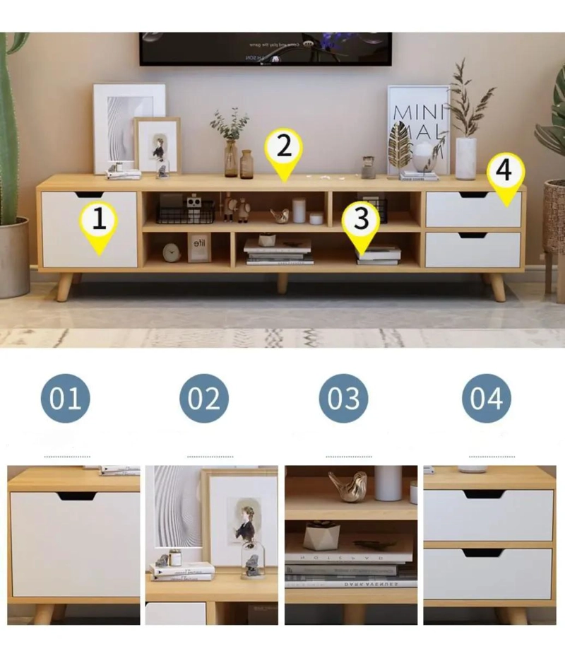 SOPORTE PARA TV BAODAN C-155 AJUSTABLE Y RESISTENTE - 4