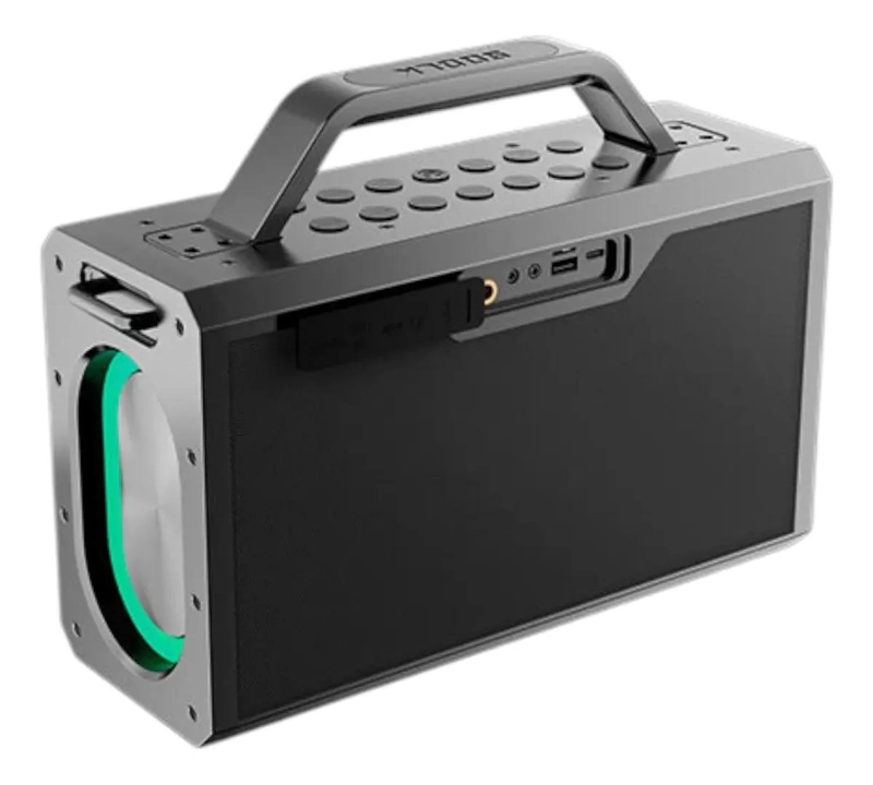 PARLANTE BLUETOOTH 5.0 KARAOKE 200W CON 2 MICROFONOS - 5