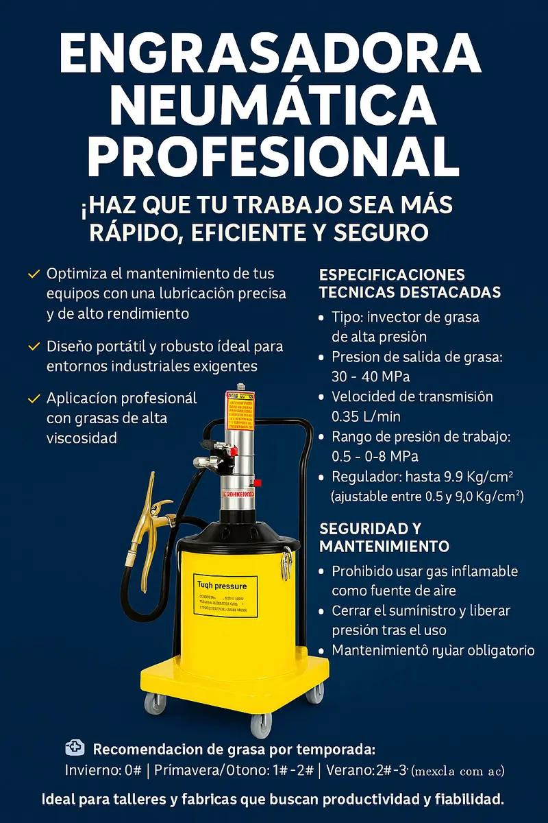 ENGRASADORA NEUMATICA INALAMBRICA PROFESIONAL - 3