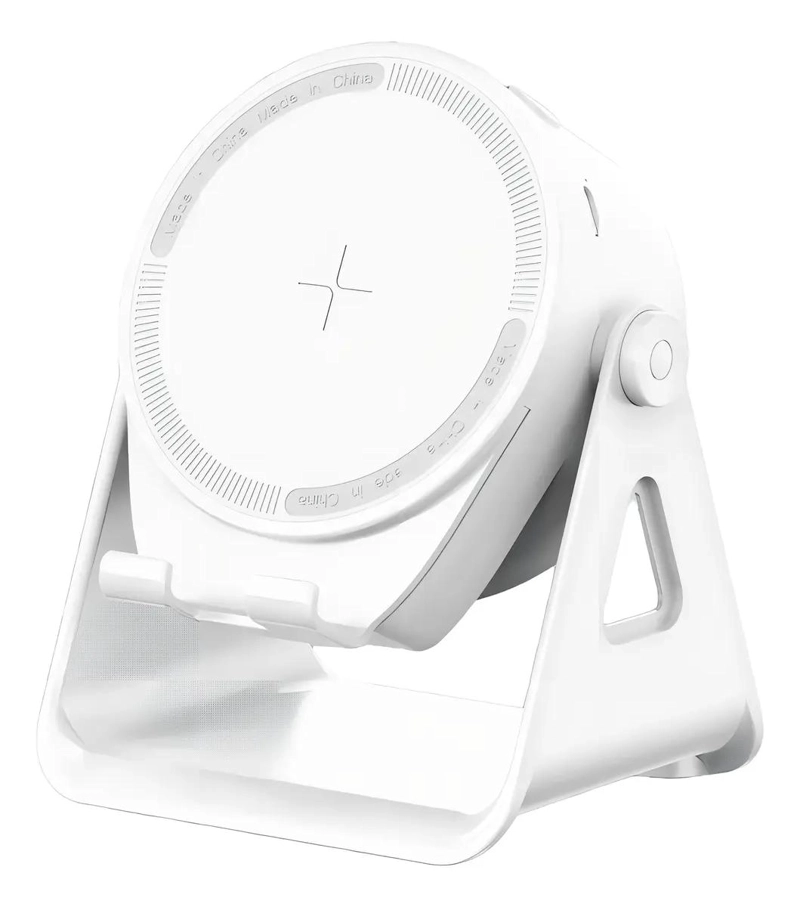 ALTAVOZ INALAMBRICO BLUETOOTH BLANCO CON SOPORTE - 1