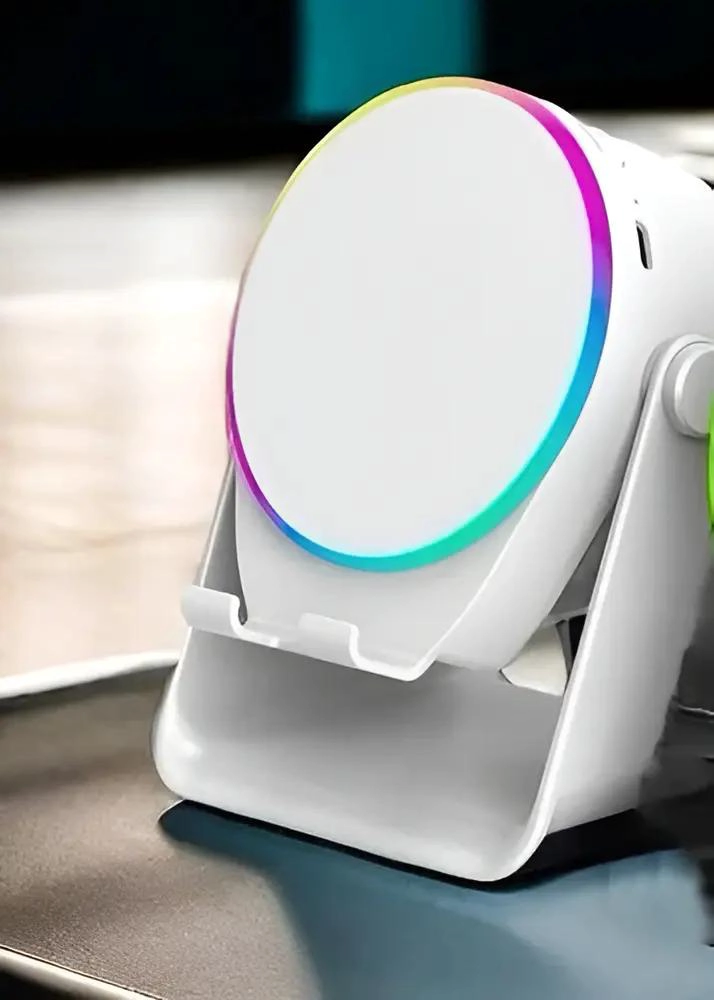 ALTAVOZ INALAMBRICO BLUETOOTH BLANCO CON SOPORTE - 3