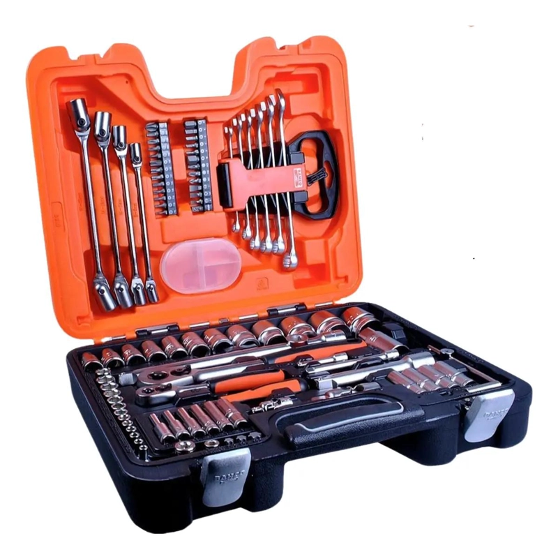 JUEGO DE TUBOS, LLAVES Y ACCESORIOS 91 PIEZAS 1/4'' Y 1/2 - 1