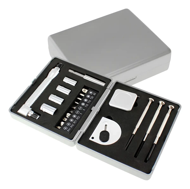 SET DE 21 HERRAMIENTAS CON CAJA PLASTICA - 1