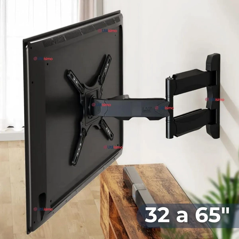 SOPORTE DE PARED PARA TV 32 A 65 PULGADAS CON BRAZO AJUST - 1
