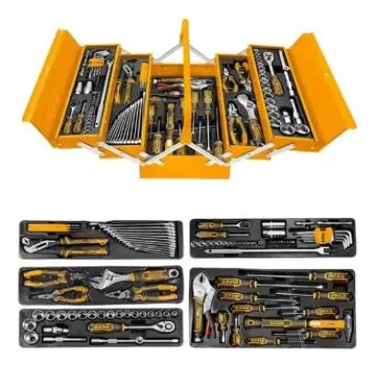 SET INDUSTRIAL DE HERRAMIENTAS CON CAJA METALICA 108 PIEZ - 2