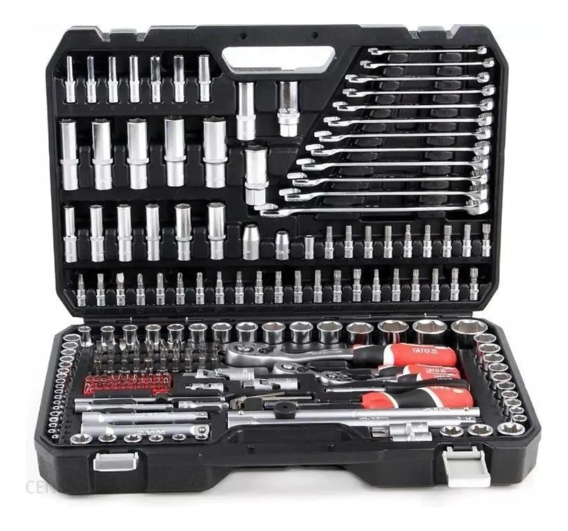 JUEGO DE DADOS Y KIT DE HERRAMIENTAS 216 PIEZAS - 1