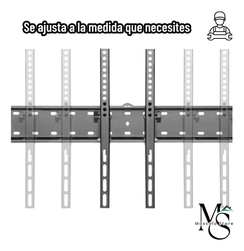 SOPORTE FIJO DE PARED PARA TV 40-85' CAPACIDAD 75KG - 5