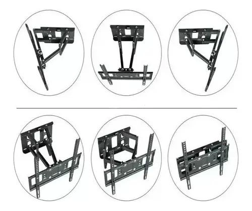 SOPORTE DE TV DOBLE BRAZO PARA PANTALLAS 30 A 70 PULGADAS - 2