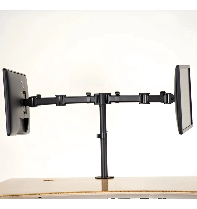 SOPORTE ARTICULADO DE ACERO PARA DOS MONITORES 17 A 32' - 3
