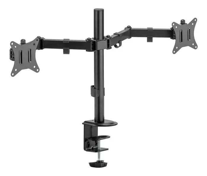 SOPORTE ARTICULADO DE ACERO PARA DOS MONITORES 17 A 32' - 5