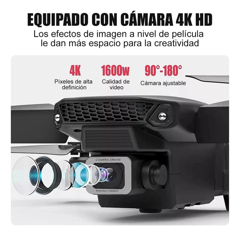 DRON FPV CON CAMARA HD Y WIFI PROFESIONAL CON 2 BATERIAS - 4