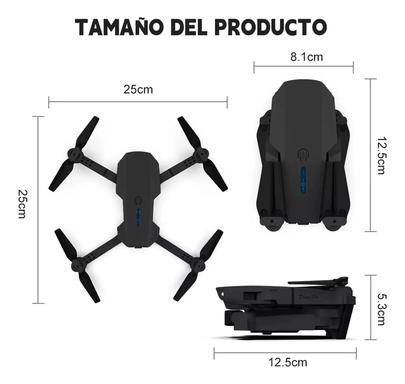 DRON FPV CON CAMARA HD Y WIFI PROFESIONAL CON 2 BATERIAS - 5