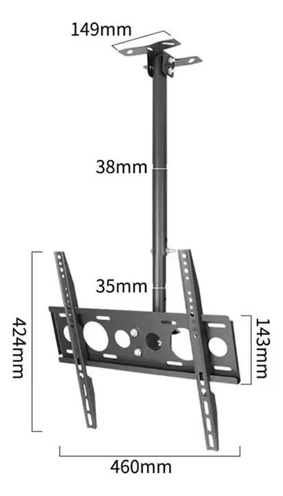 SOPORTE DE TECHO GIRATORIO PARA TELEVISORES 26 A 60' - 3