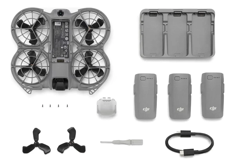 DRONE DJI NEO 2 FLY MORE COMBO GRIS - 2