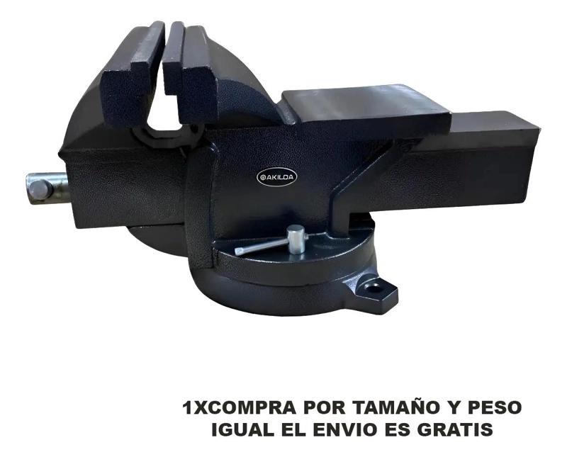 TORNILLO DE BANCO DE 10 PULGADAS COLOR NEGRO - 2