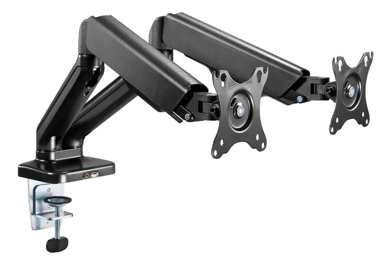SOPORTE DOBLE PARA MONITOR DE 17 A 32 PULGADAS CON BRAZO - 4