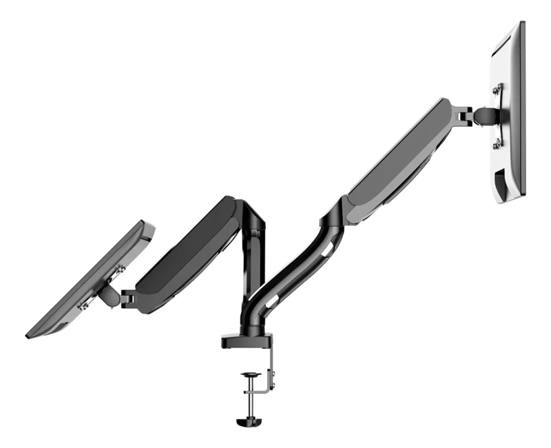 SOPORTE DOBLE PARA MONITOR DE 17 A 32 PULGADAS CON BRAZO - 5