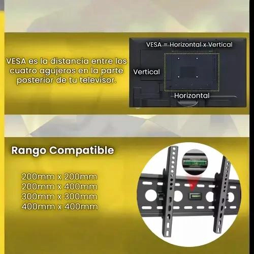 SOPORTE INCLINABLE PARA TV DE 26 A 60 PULGADAS - 4