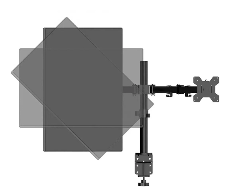 SOPORTE ARTICULADO PARA DOS MONITORES COLOR NEGRO - 4