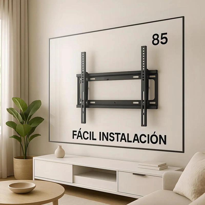 SOPORTE FIJO PARA TV 40-85 PULGADAS VESA 600X400 - 3