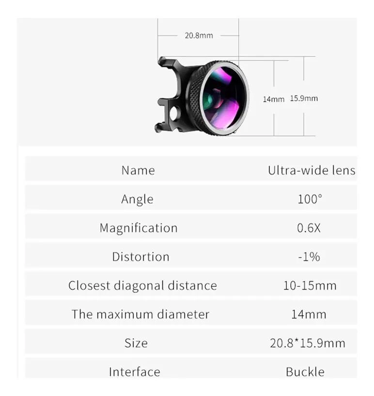 LENTE GRAN ANGULAR COMPATIBLE CON DRON MAVIC AIR 2 - 2