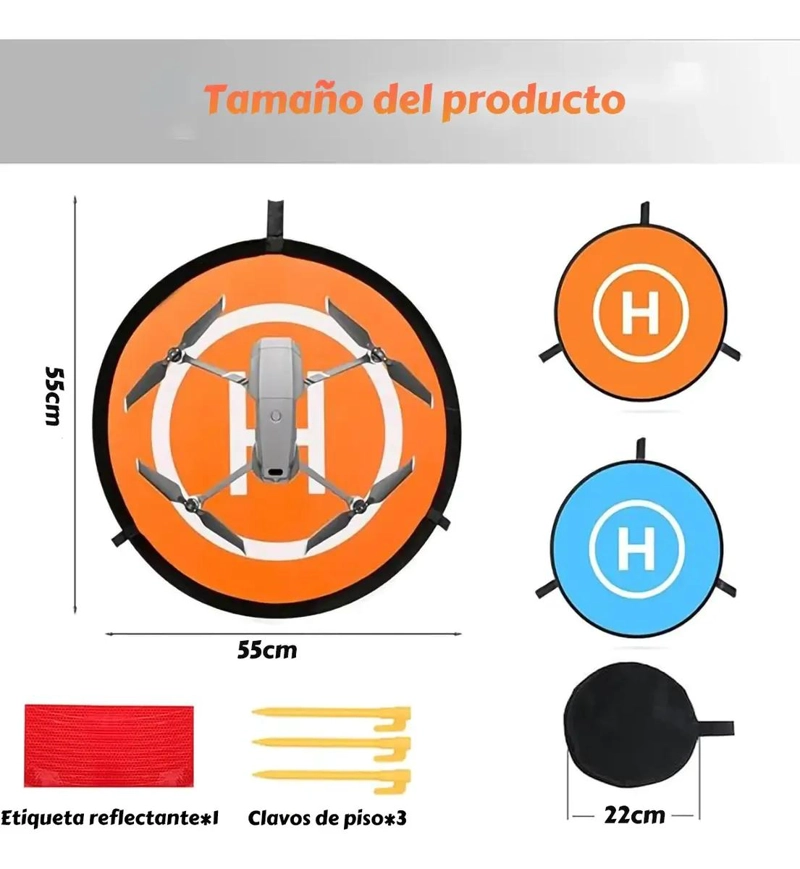 PISTA DE ATERRIZAJE PARA DRONE 55 CM - 2