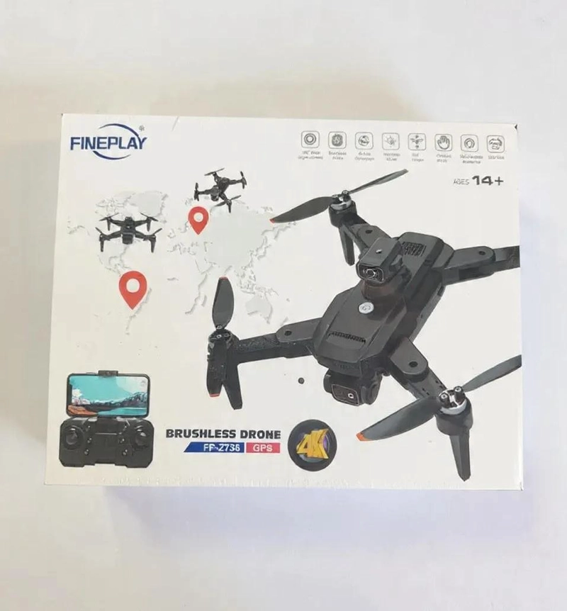 DRONE CON GPS Y CAMARA 4K UHD MOTOR BRUSHLESS - 3