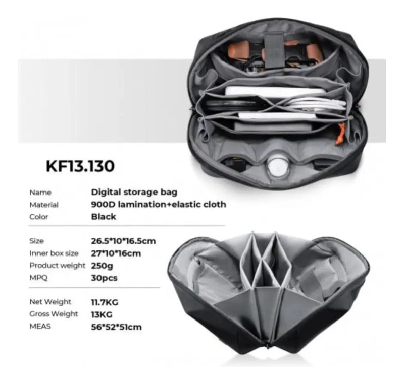 BOLSO DE ALMACENAMIENTO DIGITAL 4L NEGRO - 3